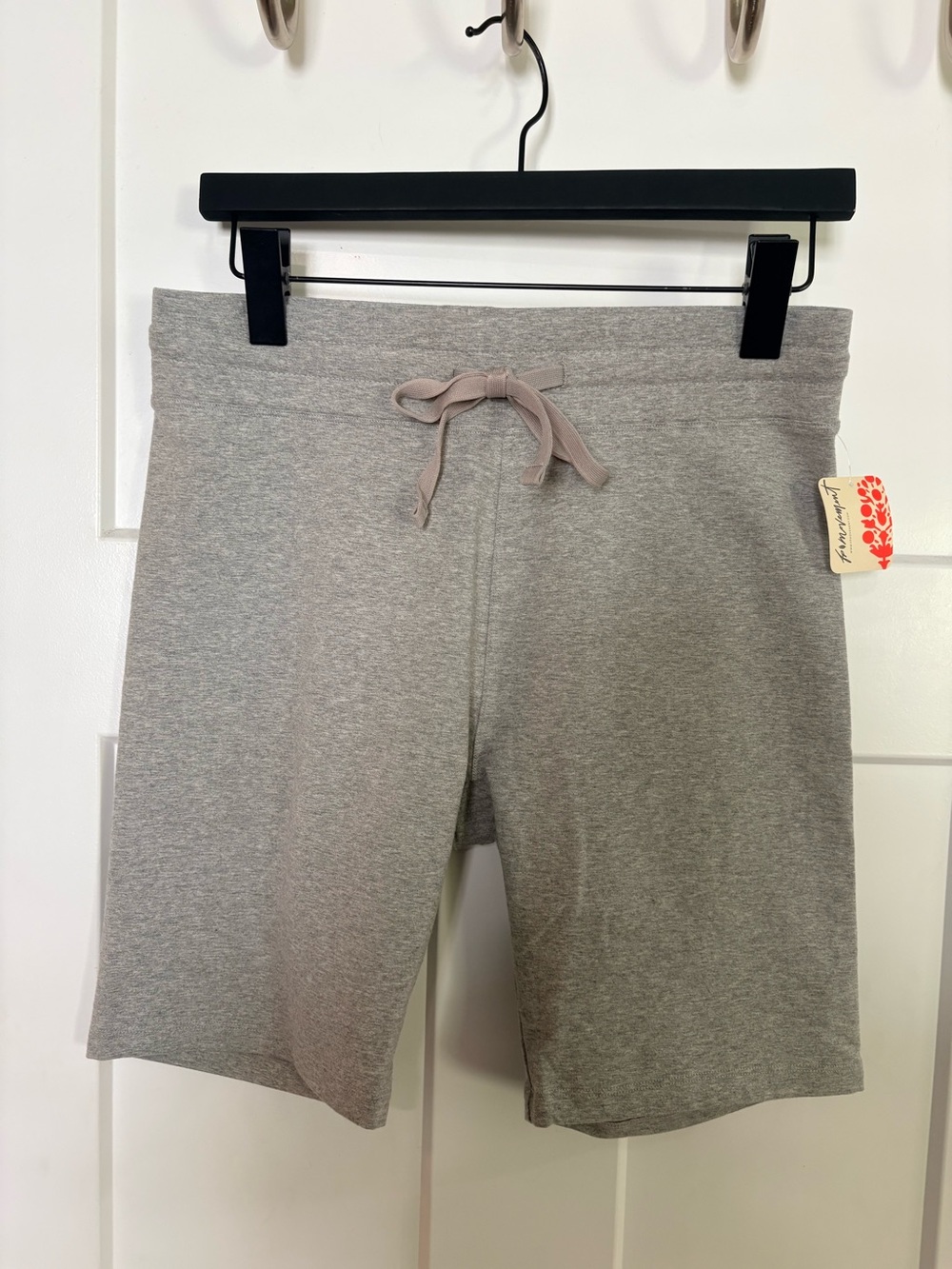 Free People Movement grey biker shorts L NWT